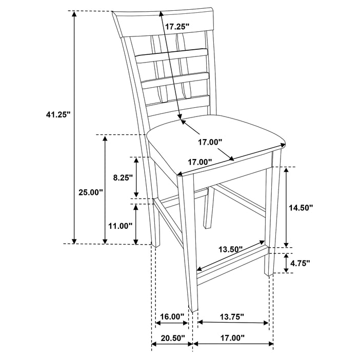 Gabriel 5 Pc Counter Height Dining Sets - Jax Mattress (Jacksonville, FL)
