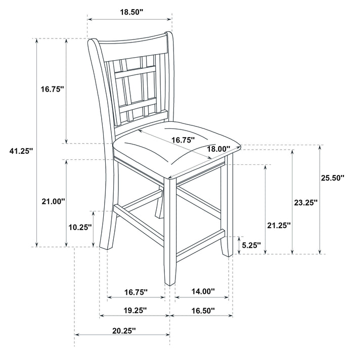 Lavon 5 Pc Counter Height Dining Sets - Jax Mattress (Jacksonville, FL)
