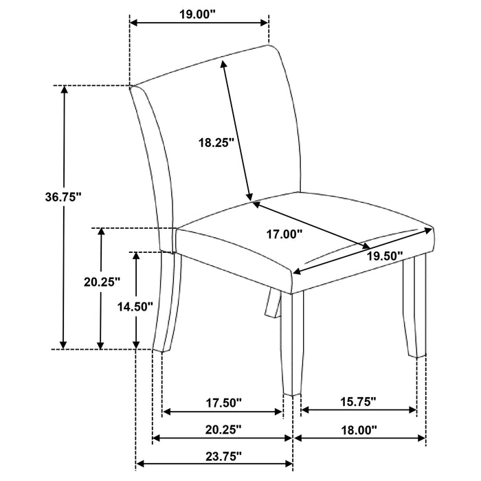 Cantley Side Chairs - Jax Mattress (Jacksonville, FL)