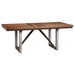 Spring Creek Dining Table with Extension Leaf Natural Walnut - Jax Mattress (Jacksonville, FL)