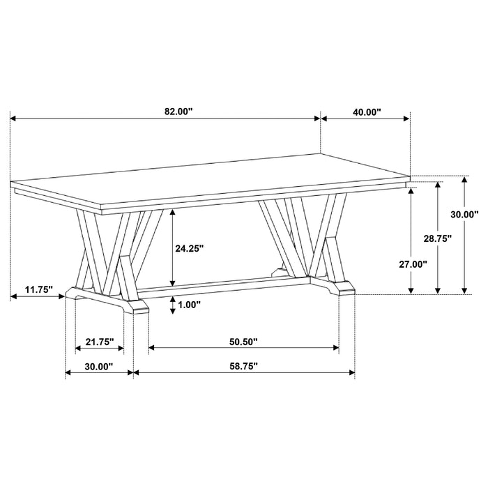 Cornelia Dining Table - Jax Mattress (Jacksonville, FL)