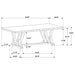 Cornelia Dining Table - Jax Mattress (Jacksonville, FL)