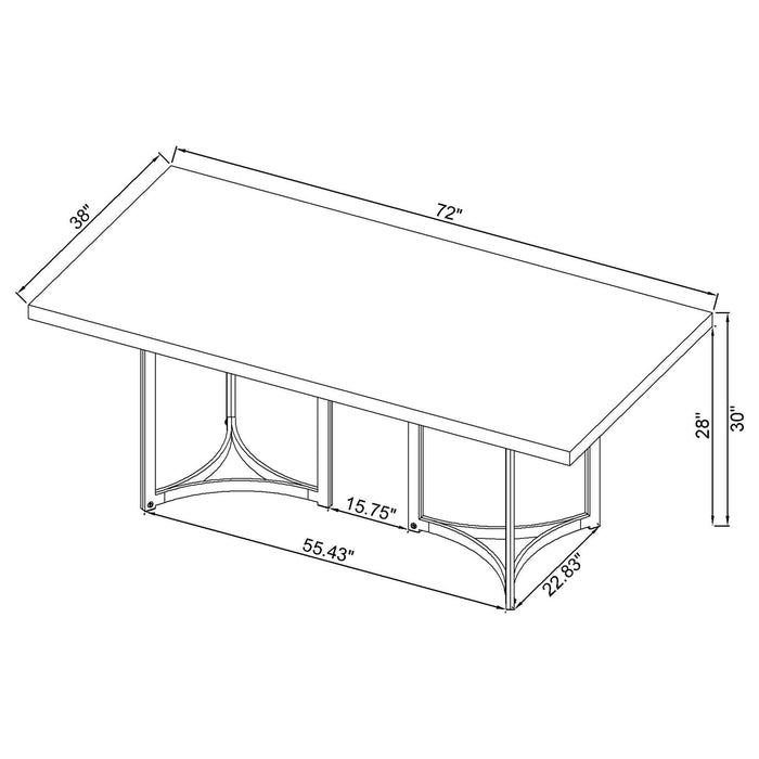 Sterling Dining Table - Jax Mattress (Jacksonville, FL)