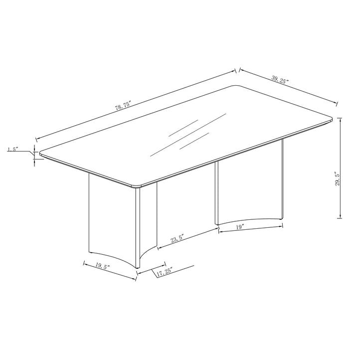 Tevlin Dining Table - Jax Mattress (Jacksonville, FL)