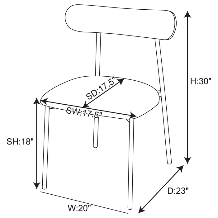 Anzio Side Chair - Jax Mattress (Jacksonville, FL)