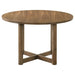 Crestmore 5-piece 46-inch Round Wood Dining Table Set Walnut - Jax Mattress (Jacksonville, FL)