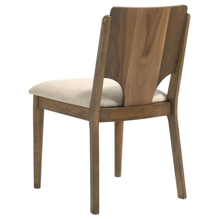 Crestmore 5-piece 46-inch Round Wood Dining Table Set Walnut - Jax Mattress (Jacksonville, FL)