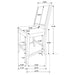Patterson 7 Pc Counter Height Dining Set - Jax Mattress (Jacksonville, FL)