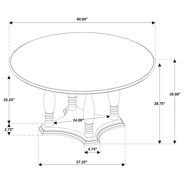 Landon Dining Table - Jax Mattress (Jacksonville, FL)