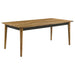 Partridge Wooden Dining Table Natural Sheesham - Jax Mattress (Jacksonville, FL)