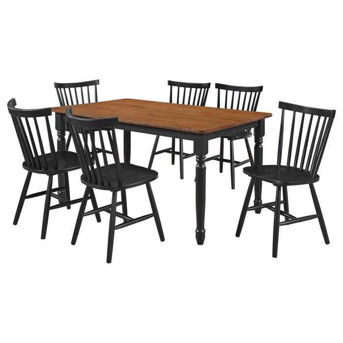 Hollyoak 7 Pc Dining Set - Jax Mattress (Jacksonville, FL)