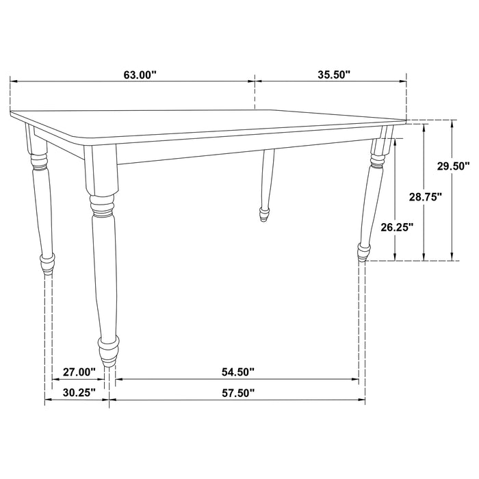 Hollyoak 7 Pc Dining Set - Jax Mattress (Jacksonville, FL)