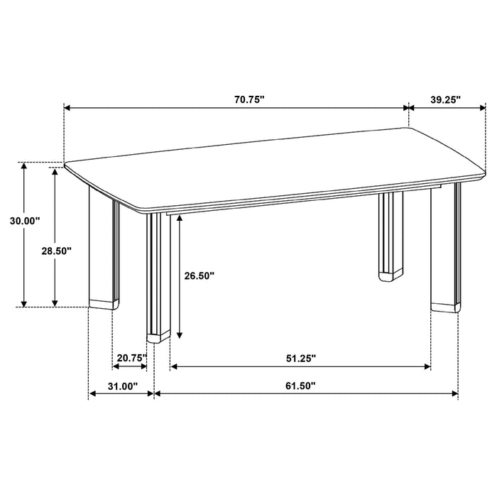 Ottowa Dining Tables Squre - Jax Mattress (Jacksonville, FL)