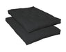 8" Premium Futon Pad Black - Jax Mattress (Jacksonville, FL)