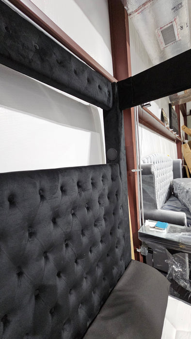 Canopy Bed Discounted Black - Jax Mattress (Jacksonville, FL)