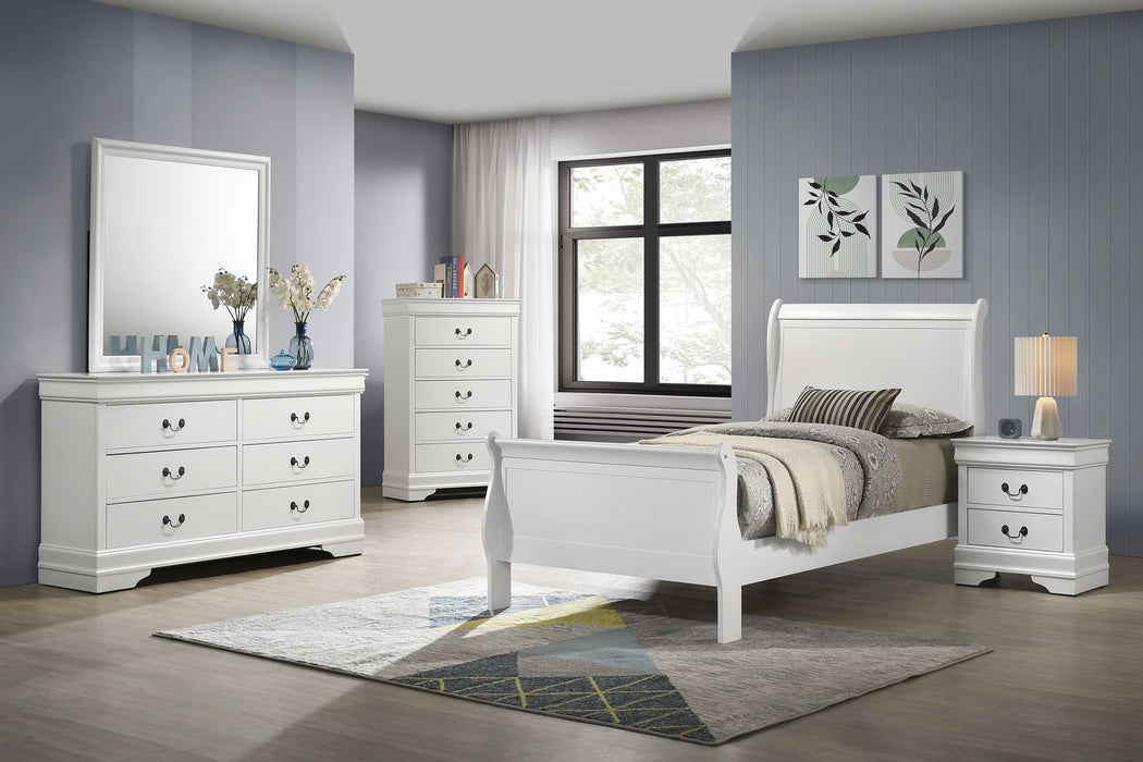 Louis Philippe 4 & 5 Piece Bedroom Set Full, Twin, King, & Queen - Jax Mattress (Jacksonville, FL)