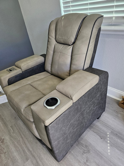 Leather power recliner sofa - Jax Mattress (Jacksonville, FL)