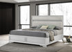 Miranda California King, E.King, Queen, Full, & Twin Bed Black & White - Jax Mattress (Jacksonville, FL)