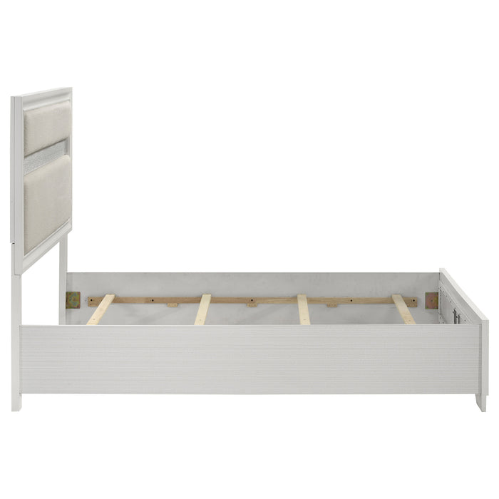 Miranda California King, E.King, Queen, Full, & Twin Bed Black & White - Jax Mattress (Jacksonville, FL)