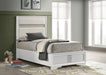 Miranda California King, E.King, Queen, Full, & Twin Bed Black & White - Jax Mattress (Jacksonville, FL)