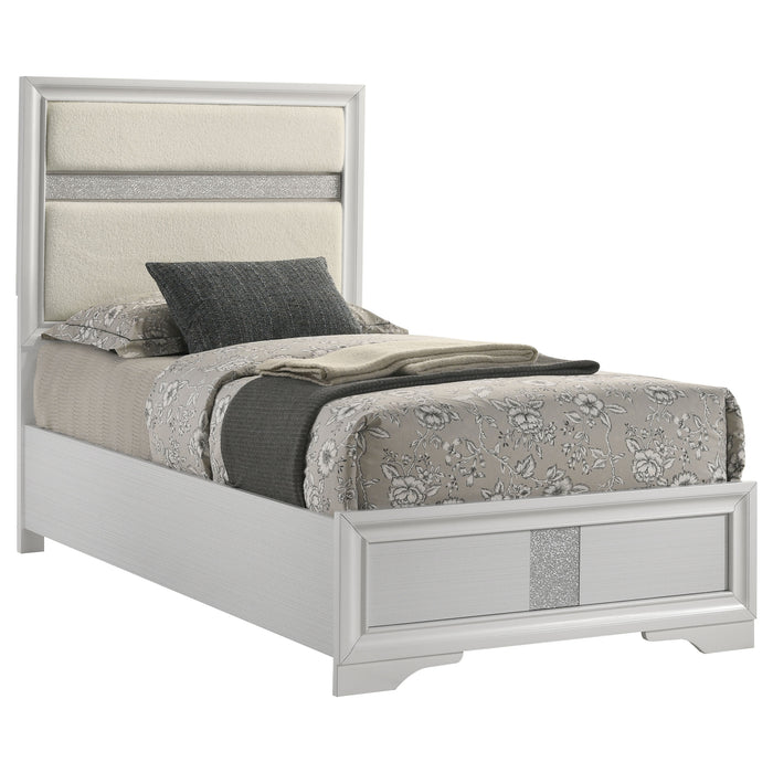 Miranda California King, E.King, Queen, Full, & Twin Bed Black & White - Jax Mattress (Jacksonville, FL)