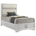 Miranda California King, E.King, Queen, Full, & Twin Bed Black & White - Jax Mattress (Jacksonville, FL)