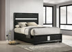 Miranda California King, E.King, Queen, Full, & Twin Bed Black & White - Jax Mattress (Jacksonville, FL)