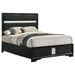 Miranda California King, E.King, Queen, Full, & Twin Bed Black & White - Jax Mattress (Jacksonville, FL)