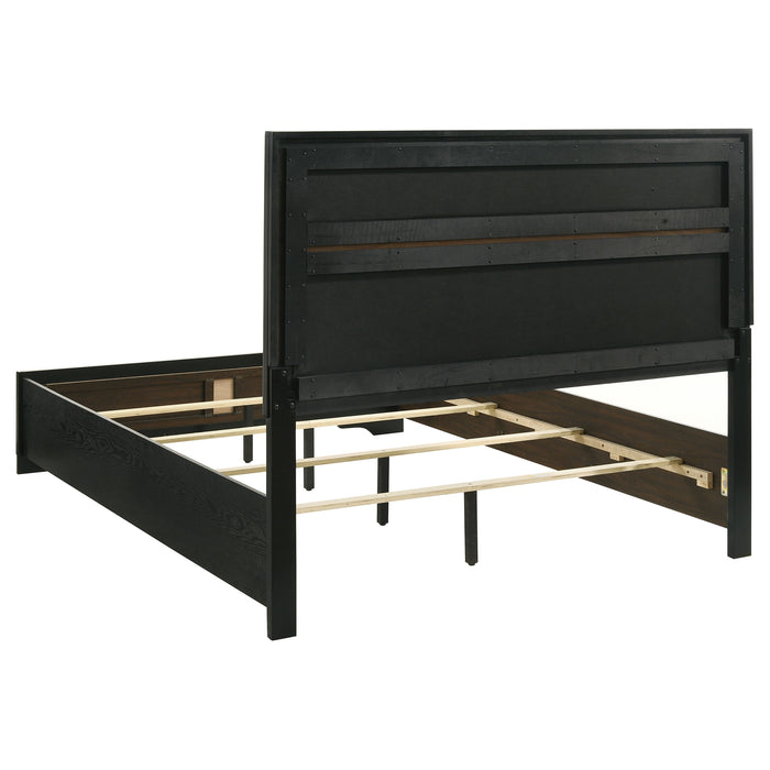 Miranda California King, E.King, Queen, Full, & Twin Bed Black & White - Jax Mattress (Jacksonville, FL)