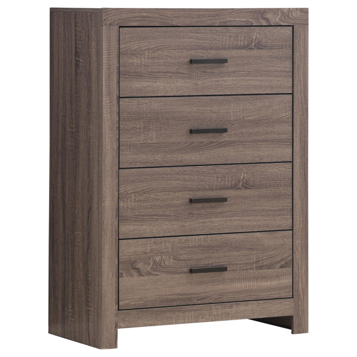 Brantford 4-drawer Chest Barrel Oak - Jax Mattress (Jacksonville, FL)