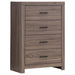 Brantford 4-drawer Chest Barrel Oak - Jax Mattress (Jacksonville, FL)