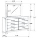 Woodmont Dresser With Mirror - Jax Mattress (Jacksonville, FL)