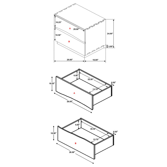 Winslow Bedroom Set Smokey Walnut - Jax Mattress (Jacksonville, FL)