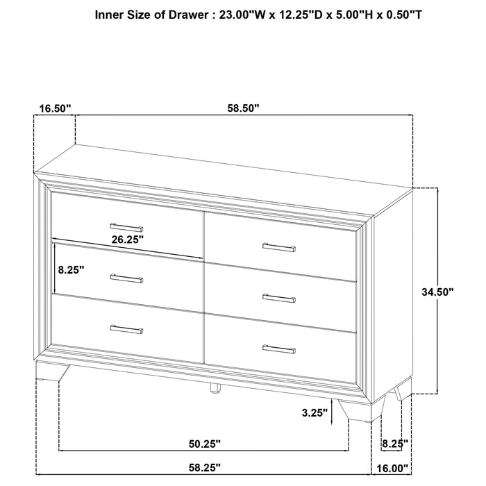 Wright Dresser - Jax Mattress (Jacksonville, FL)