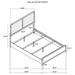 Cavelle 4 & 5 Piece Bedroom Set Queen & E.King - Jax Mattress (Jacksonville, FL)