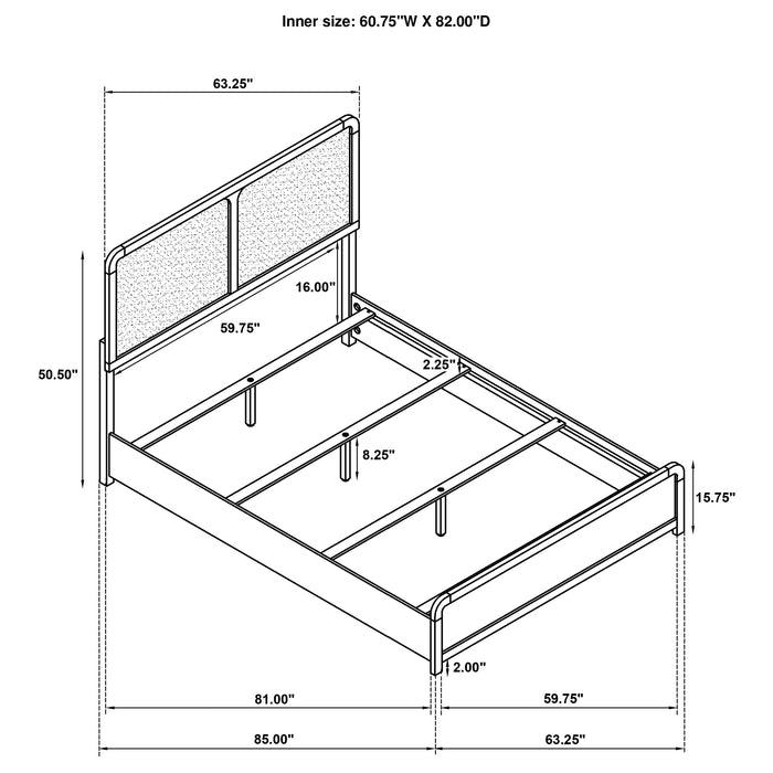 Cavelle Eastern King & Queen Bed