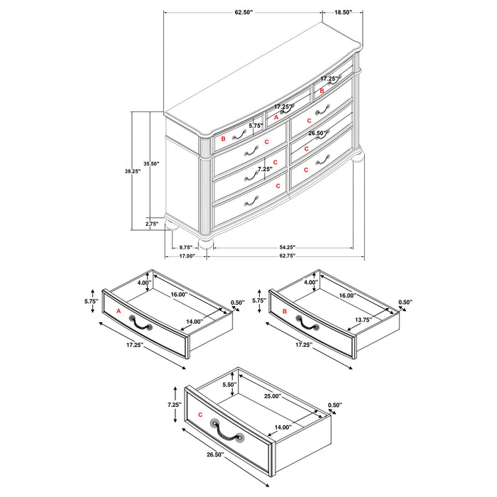 Celina Dresser - Jax Mattress (Jacksonville, FL)