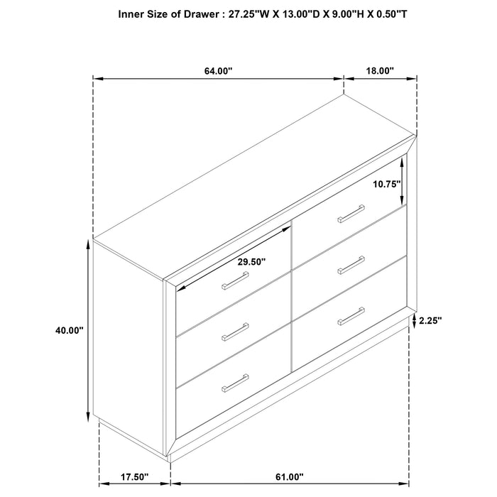 Kenora 5 Pc Bedroom Set - Jax Mattress (Jacksonville, FL)