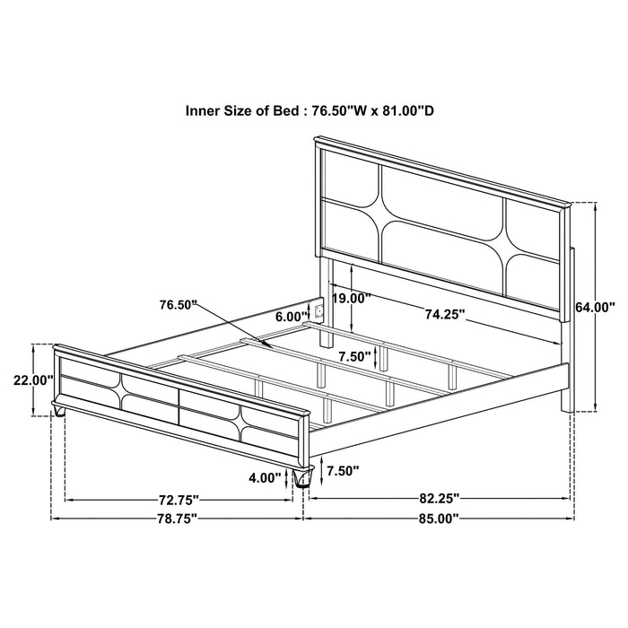Olivia 4 & 5 Piece Bedroom Set E.King, Queen, & Cal.King - Jax Mattress (Jacksonville, FL)