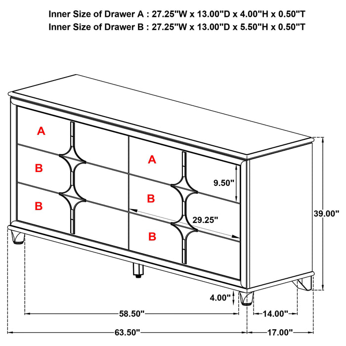 Olivia 4 & 5 Piece Bedroom Set E.King, Queen, & Cal.King - Jax Mattress (Jacksonville, FL)