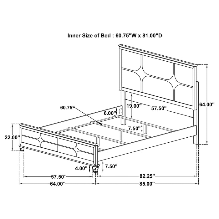 Olivia 4 & 5 Piece Bedroom Set E.King, Queen, & Cal.King - Jax Mattress (Jacksonville, FL)