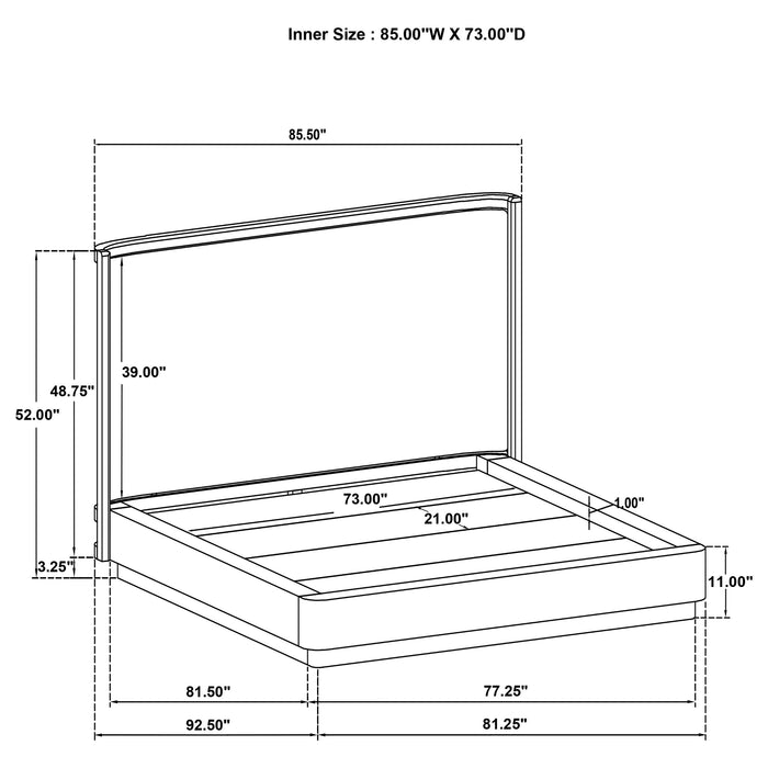 Kailani 4 & 5 Pc Bedroom Set E.King, Cal.King & Queen - Jax Mattress (Jacksonville, FL)