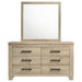 Oakglen Dresser With Mirrors - Jax Mattress (Jacksonville, FL)