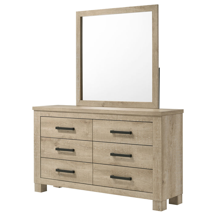 Oakglen Dresser With Mirrors - Jax Mattress (Jacksonville, FL)
