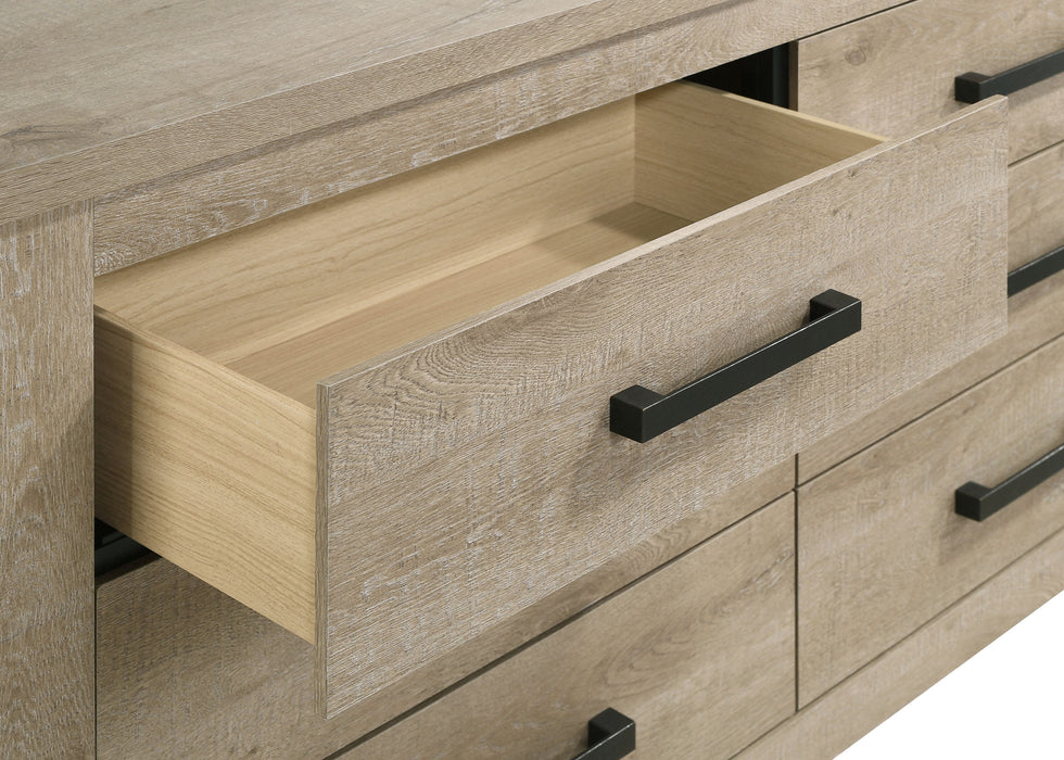 Oakglen Dresser With Mirrors - Jax Mattress (Jacksonville, FL)
