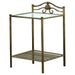 Sydney 2-shlef Nightstand Antique Brushed Gold - Jax Mattress (Jacksonville, FL)
