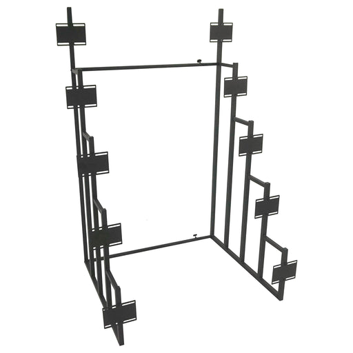 Duarto 5-tier Headboard Display Rack Black - Jax Mattress (Jacksonville, FL)