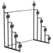 Duarto 5-tier Headboard Display Rack Black - Jax Mattress (Jacksonville, FL)