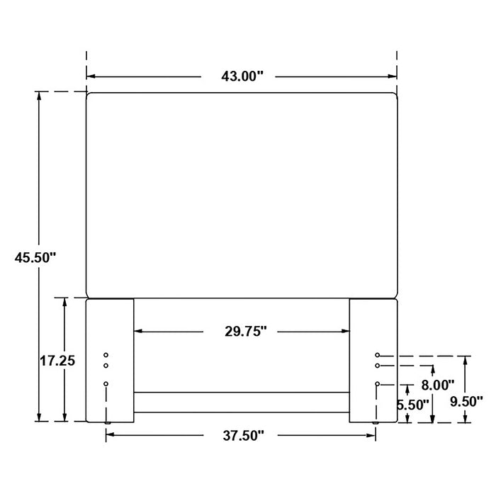 Pirro Twin Headboard - Jax Mattress (Jacksonville, FL)