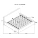 Gregory Bed Grey - Jax Mattress (Jacksonville, FL)